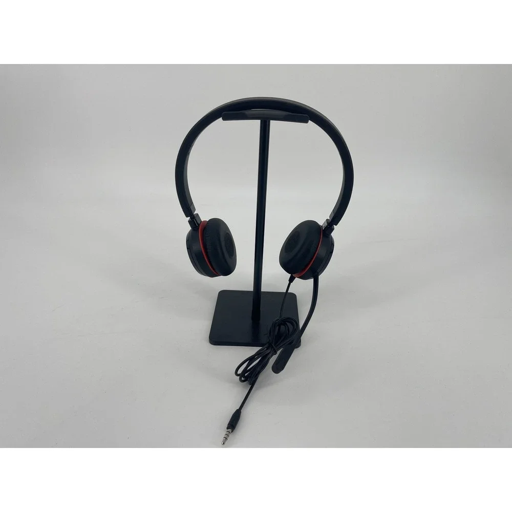 Jabra Evolve 30 II Headset Black Red Wired 3.5mm Jack HSC060 Excellent